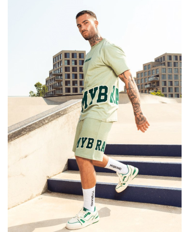 MYBRAND Vet Embleem T-shirt MANNEN