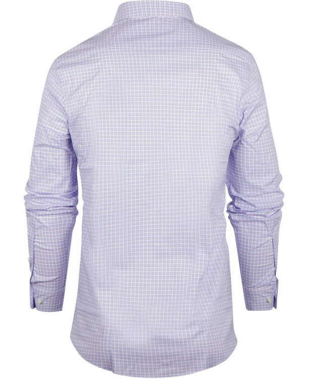 Steppin' Out Overhemd Slim-Fit Ruiten Blauw Rood