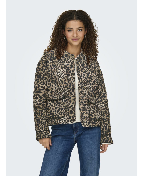 O-Neck Long Sleeves (L/S) Gewatteerd kort jasje