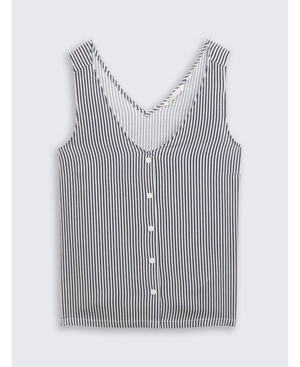 Top met knoopsluiting