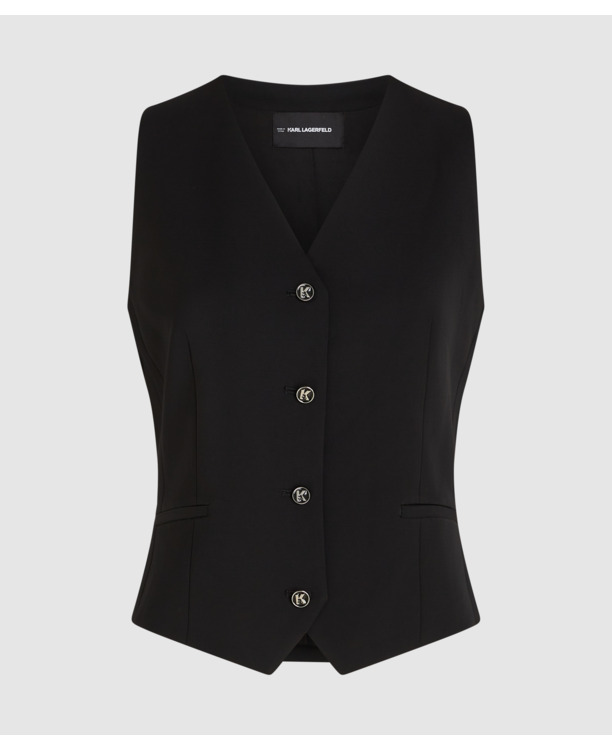 K BUTTON TAILORED GILET