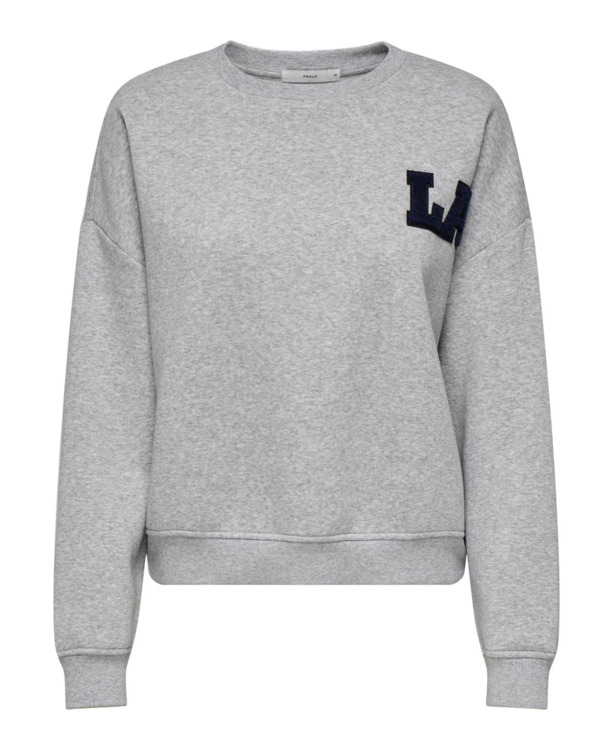 Loose Fit O-Neck Long Sleeves (L/S) Casual sweatshirt met O-hals en lange mouwen