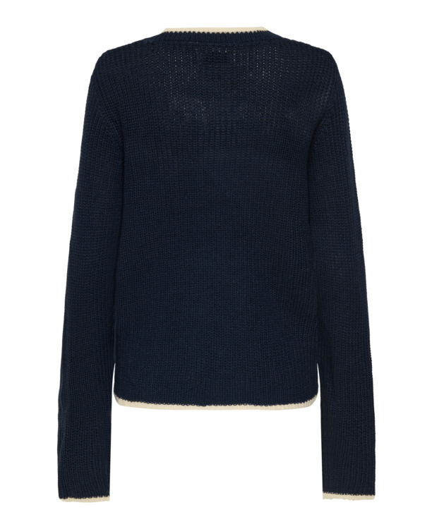JDYEVIE L/S ON CONTRAST PULLOVER KN
