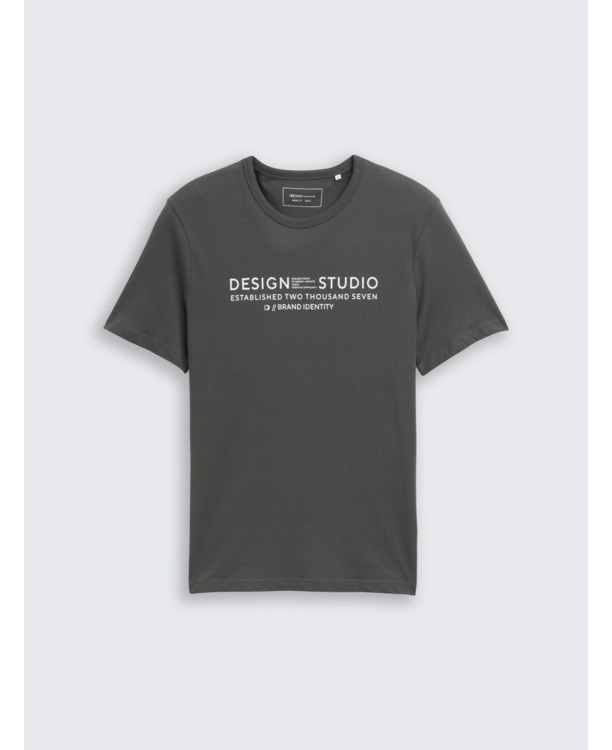 Basic T-shirt met logoprint