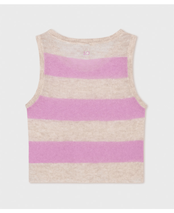 tank top thin knit stripes