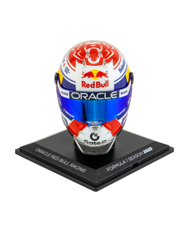 1:4 - 2025 Seizoenshelm - Max Verstappen - Red Bull Racing