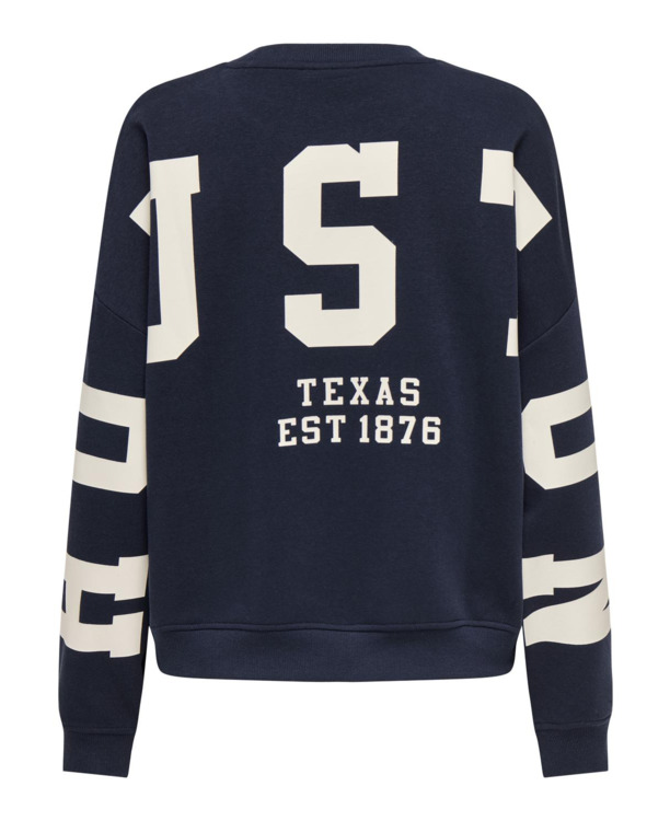 Loose Fit O-Neck Long Sleeves (L/S) Loose fit sweatshirt met O-hals voor vrijetijdsgebruik