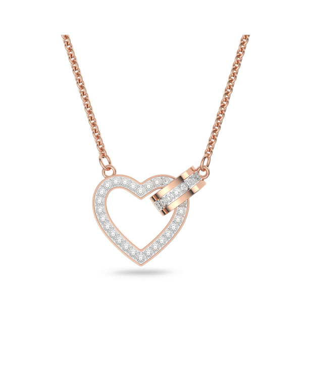 Lovely Necklace Rose Gold shiny Crystal