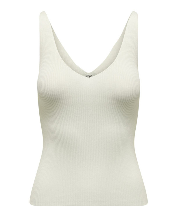 Knit Fit V-Neck Sleeveless (S/L) Gebreide top