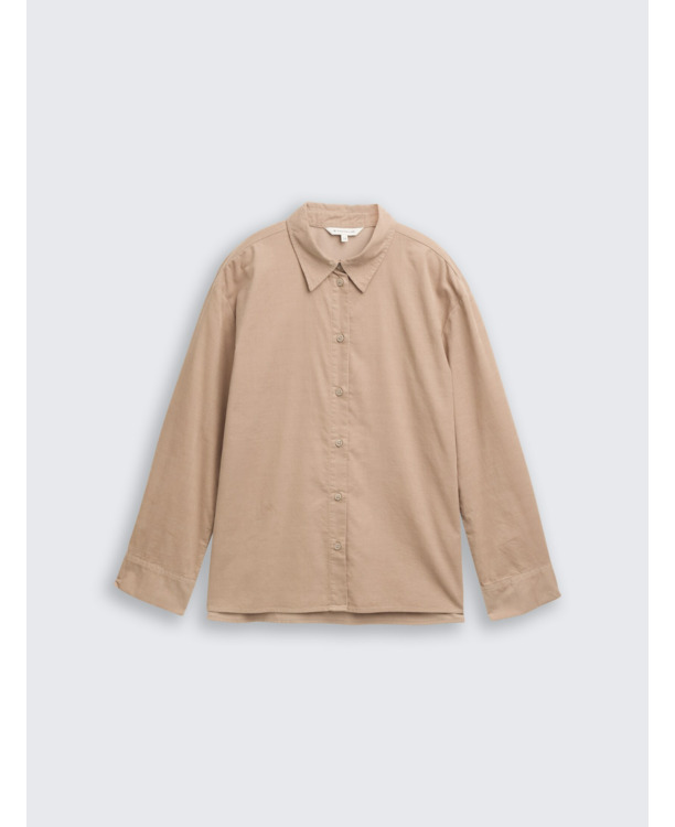 Oversized blouse van corduroy