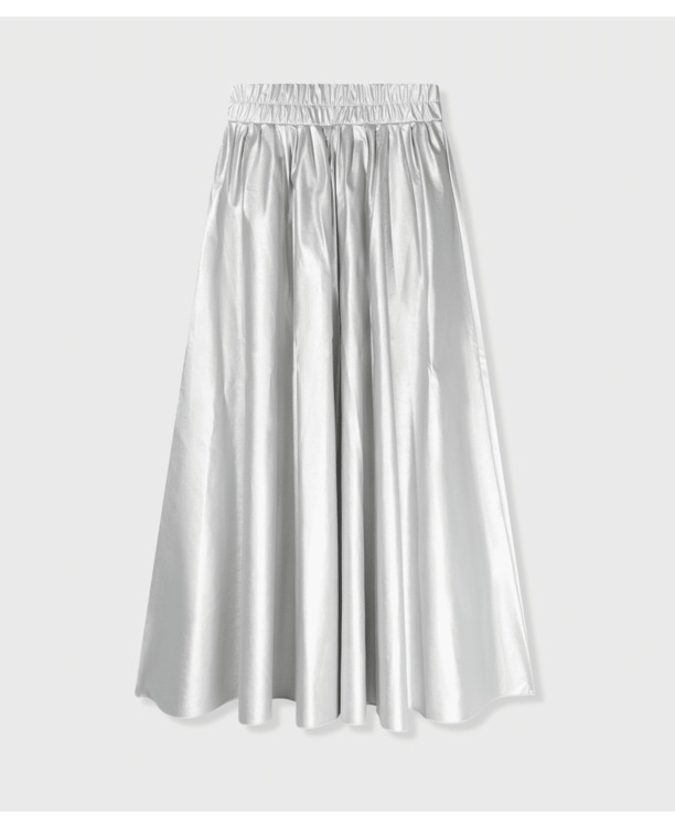 10DAYS Dames leren plissé rok 100% puur