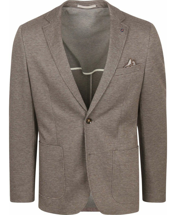 Suitable Colbert Fame Pied de Poule Bruin