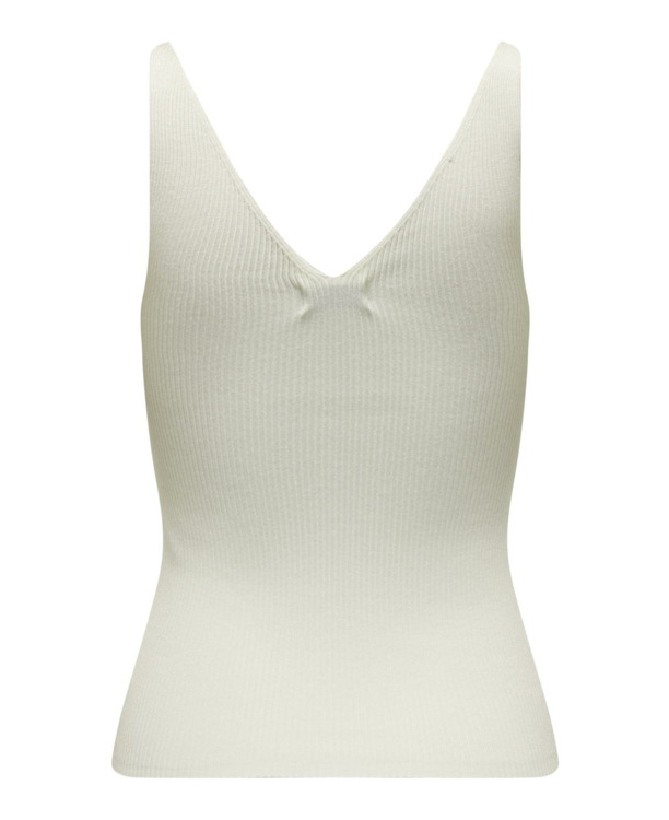 Knit Fit V-Neck Sleeveless (S/L) Gebreide top