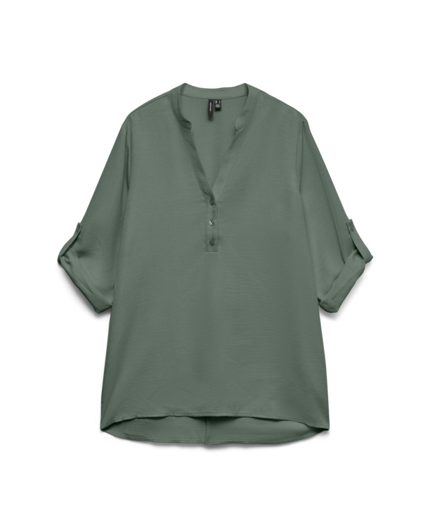 Loose Fit V-Neck 3/4 Sleeves (3/4)