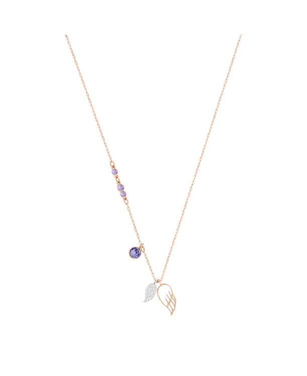 Symbolica Pendant OU Rose Gold shiny Tanzanite Crystal