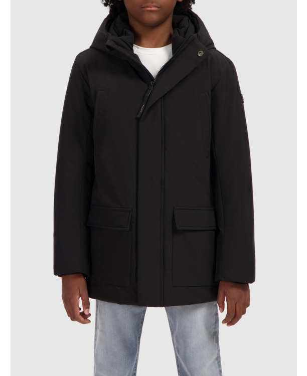 Junior Logo Badge Parka 100% Polyester