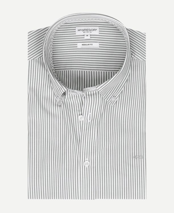 Striped Poplin Shirt