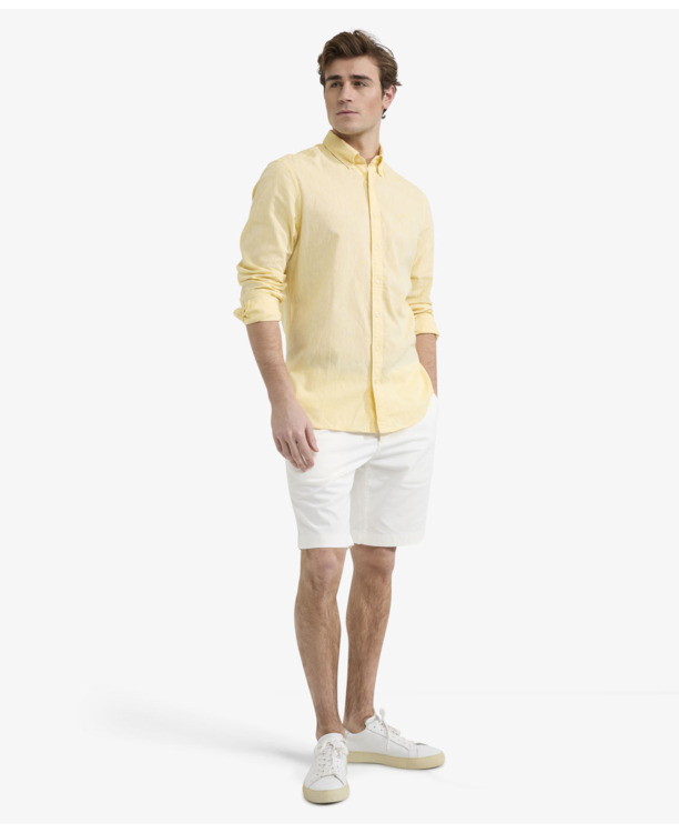 Cotton Linen Shirt Heren
