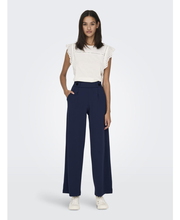 Wide Leg Fit Culotte met wijde pijpen