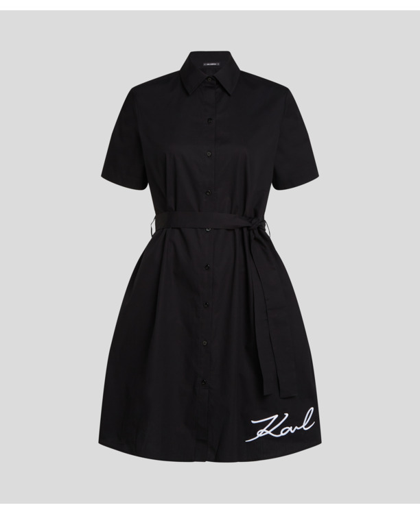 SIGNATURE EDGE POPLIN DRESS