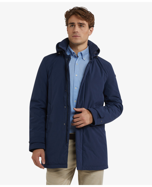 Hooded Raincoat 100% Polyester Heren