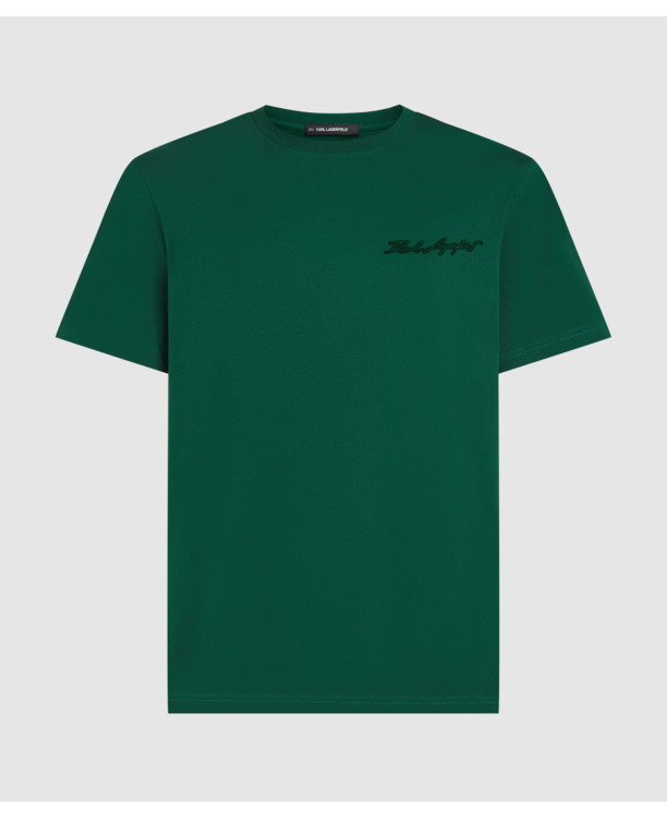 SGNTR FLOCK PRINT T-SHIRT