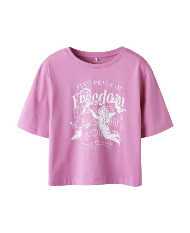 Normale pasvorm ronde hals korte mouwen (K/M) Meisjes