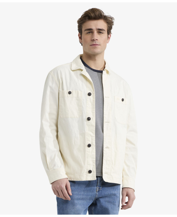 Cotton Shirt Jacket Heren