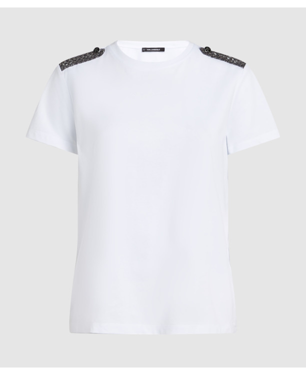 BOUCLE DETAIL T-SHIRT