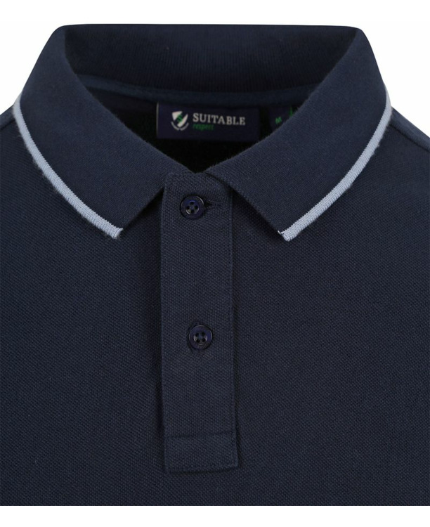 Suitable Respect Polo Tip Ferry Navy