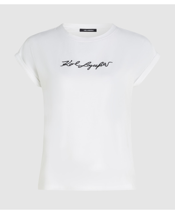 SLEEVELESS SIGNATURE T-SHIRT