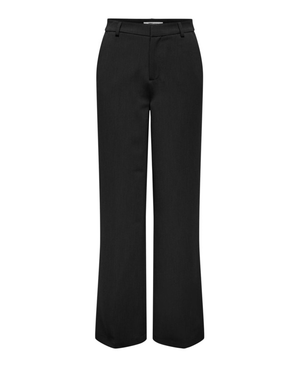 Straight Tapered Fit Broek met wijde pijpen, Straight Tapered Fit en hoge taille
