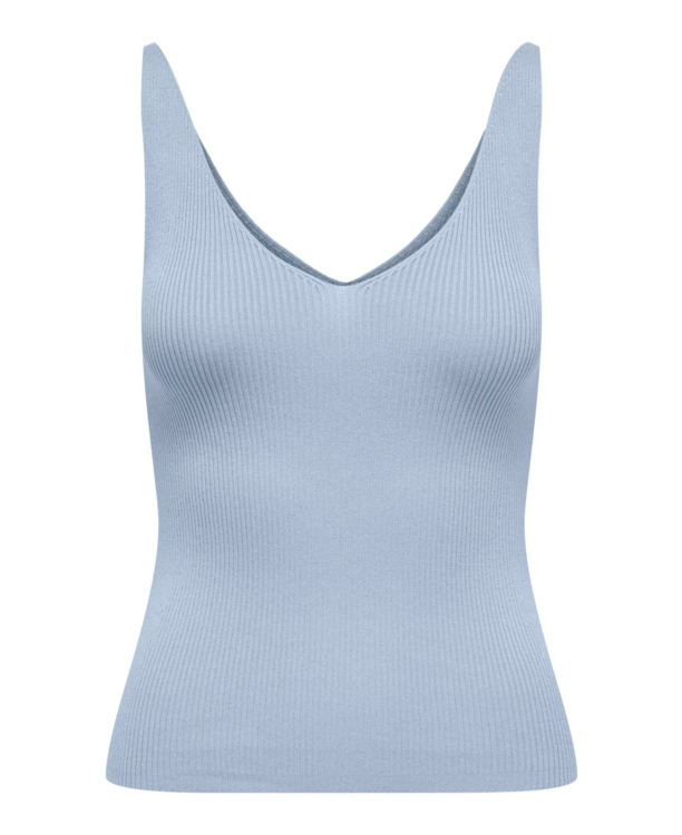 Knit Fit V-Neck Sleeveless (S/L) Gebreide top