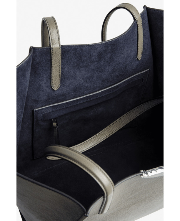 LE BORDERLINE GRAINED LEATHER