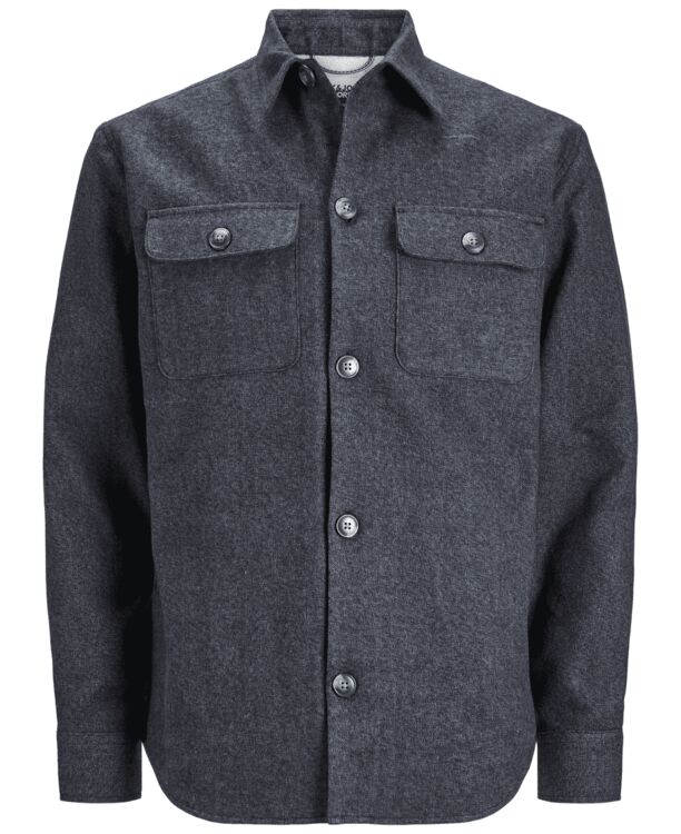 JCOBLACK MELANGE DARREN OVERSHIRT L