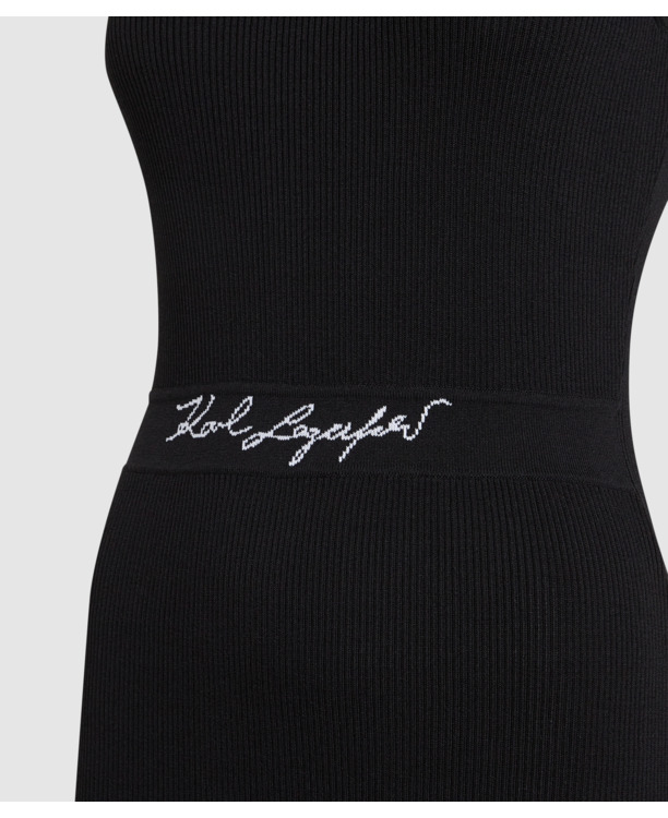 SIGNATURE LONG KNIT DRESS