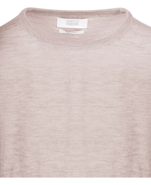 King Essentials The John Pullover Merino Greige