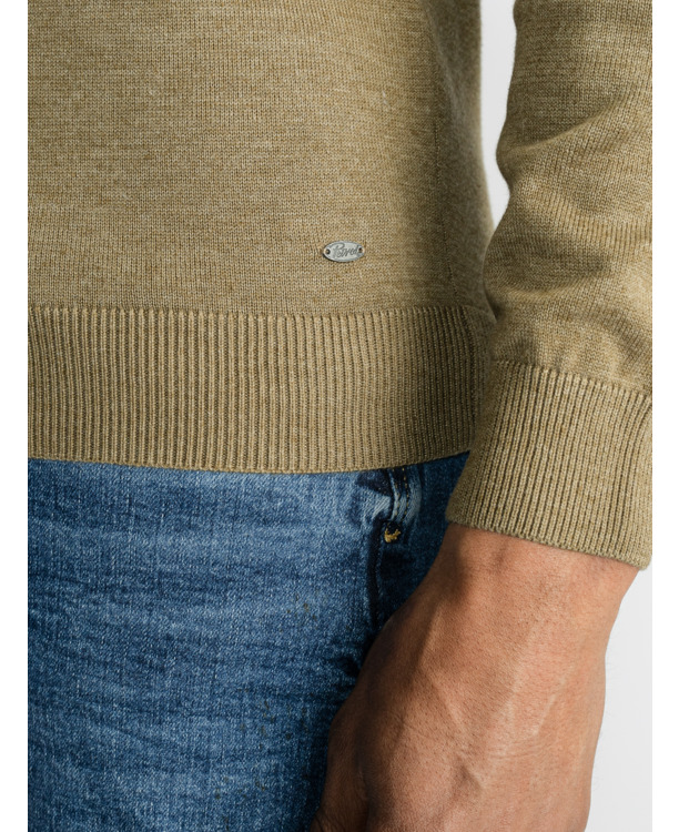 Men Knitwear Collar Basic