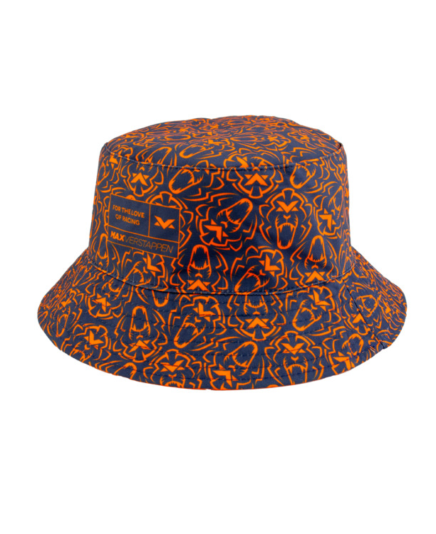 Orange Lion Reversible Bucket Hat - Unleash The Lion