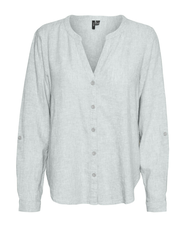 VMLINN LS V-NECK SHIRT WVN NOOS