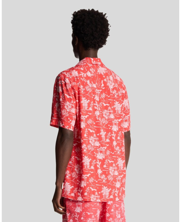 Botanical Garden Print Resort Shirt