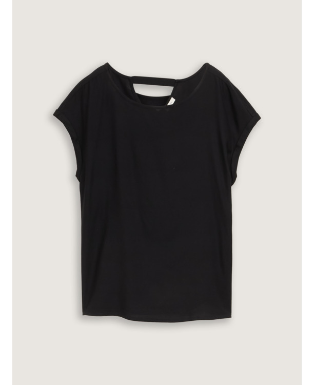 Blouse met uitsnijding aan de achterkant