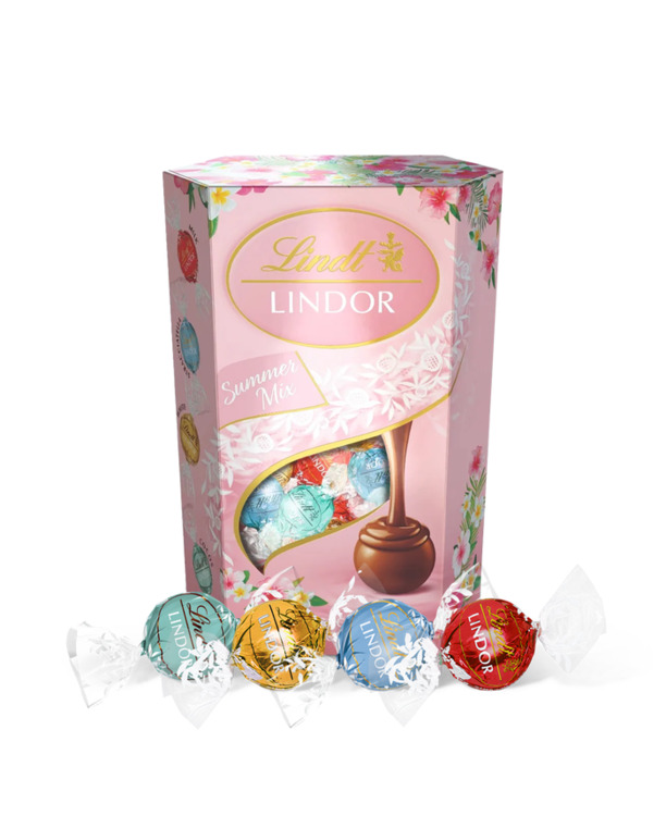 LINDOR Zomermix chocolade bonbons 200g
