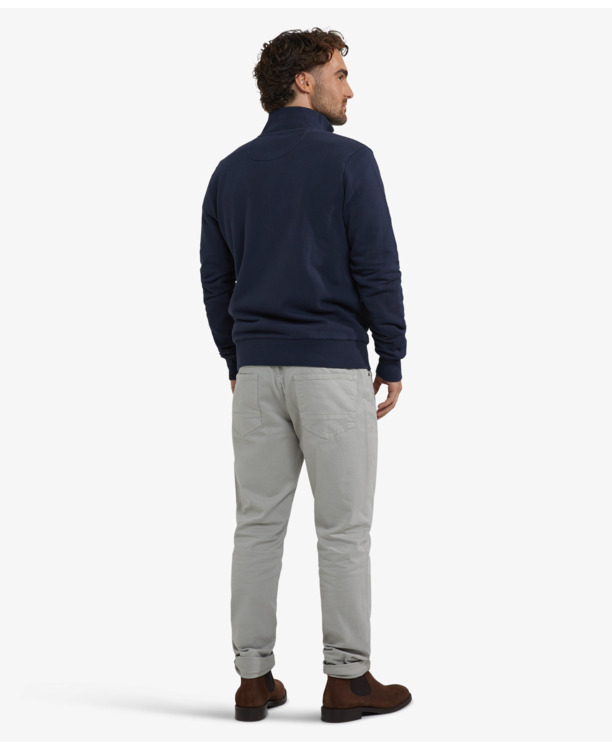 Zip Thru Sweatshirt 100% Cotton Heren