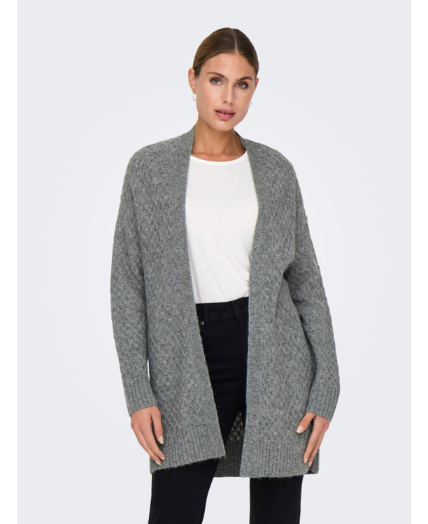 JDYBIGUM L/S LONG OPEN CARDIGAN KNT