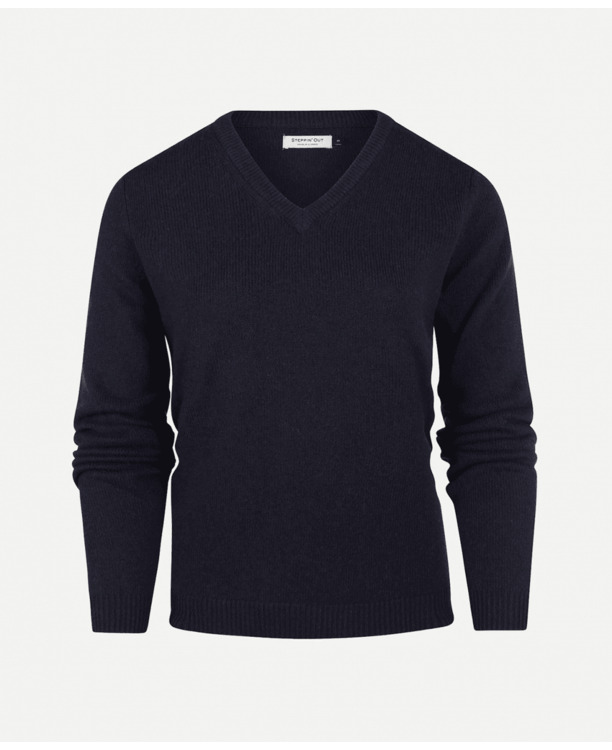 Lambswool V-neck Sweater