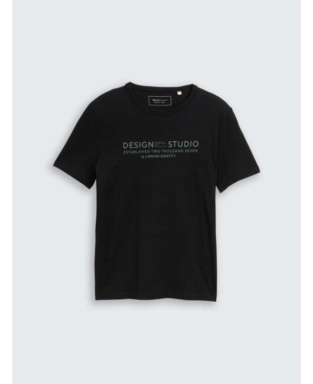 Basic T-shirt met logoprint