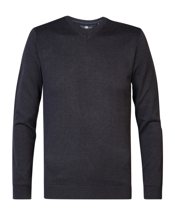 Heren Breiwerk V-hals Basic