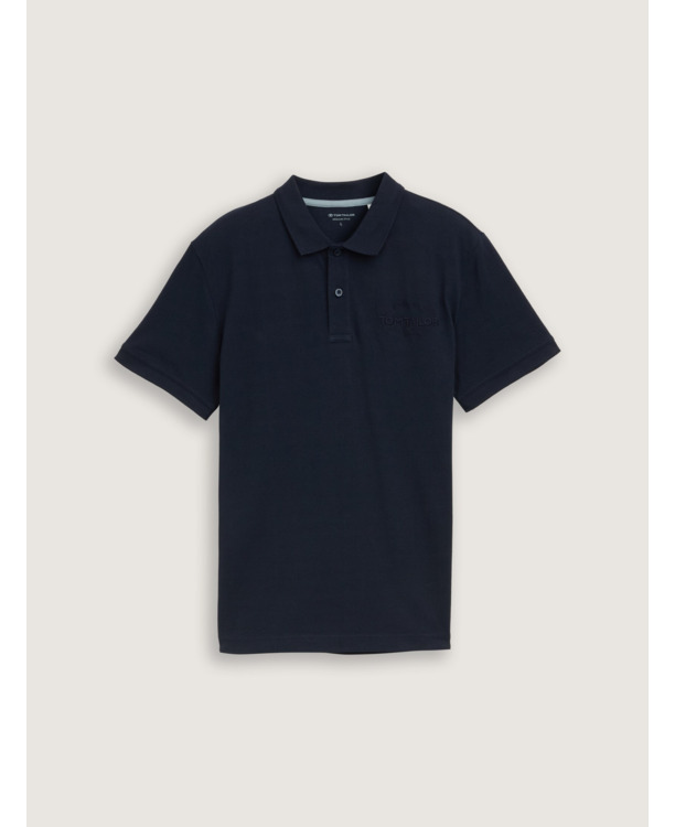Basic poloshirt met opdruk logo