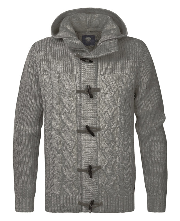 Men Knitwear Hooded Cardigan